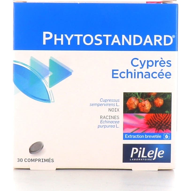 Pileje Phytostandard Cyprès Echinacée 30 Comprimés