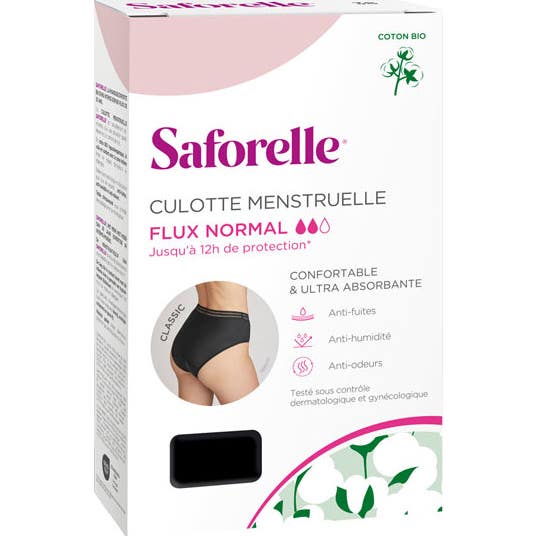 Saforelle Culotte Menstruelle Flux Normal T40 1 Unité
