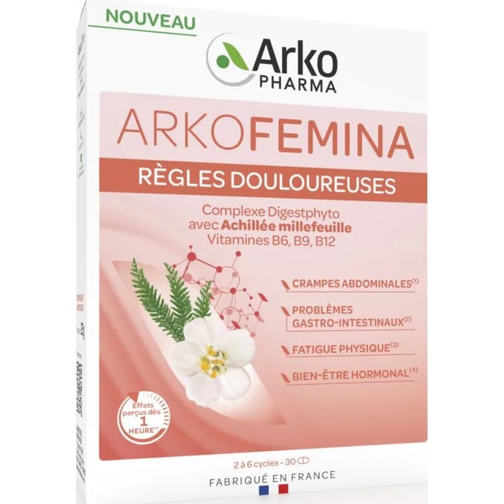 Arkopharma Arkofemina Règles Douloureuses 30 Comprimés