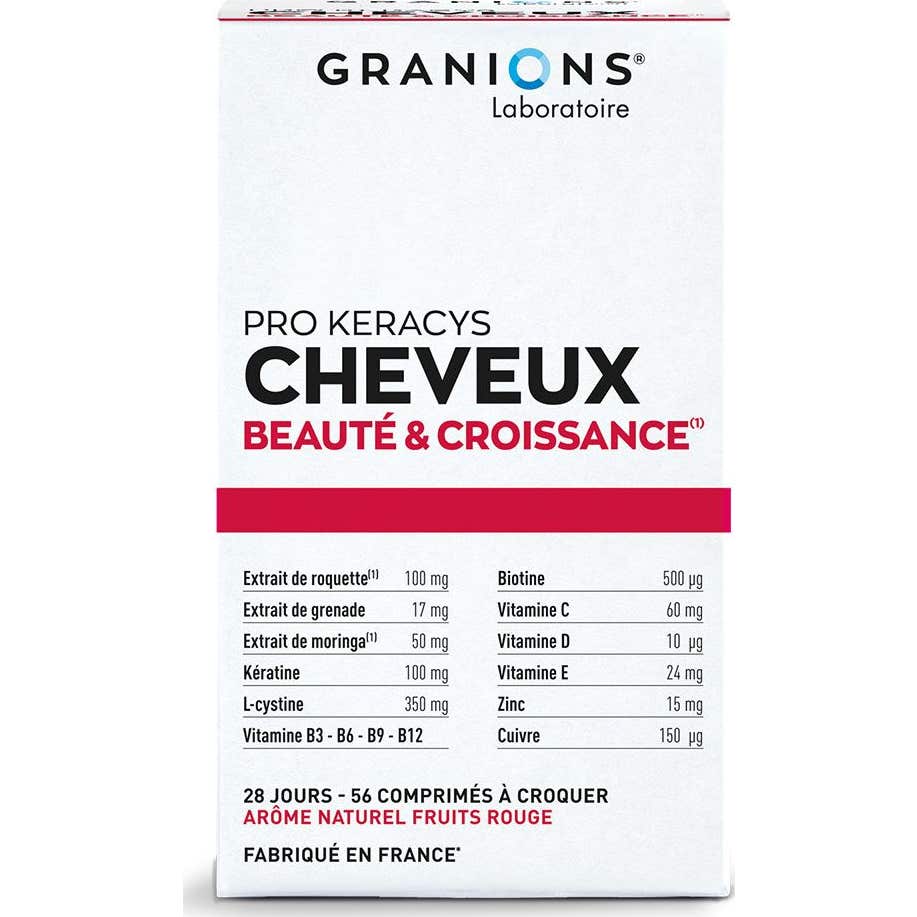 Granions Pro Keracys Cheveux Beauté Et Croissance 56 Comprimés
