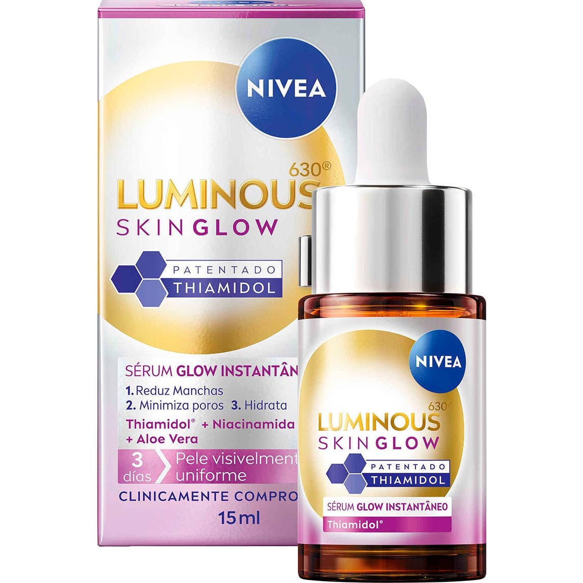 Nivea Luminous 630º Skin Glow Sérum Glow Instantané 15ml