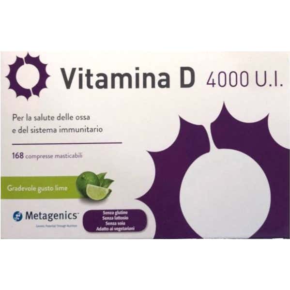 Métagéniques Vitamine D4000Ui 168 Cpr Mât