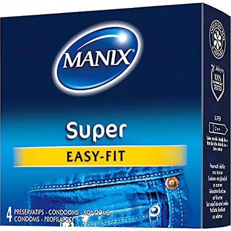 Manix Préservatif Super Lubrifiant 4uts