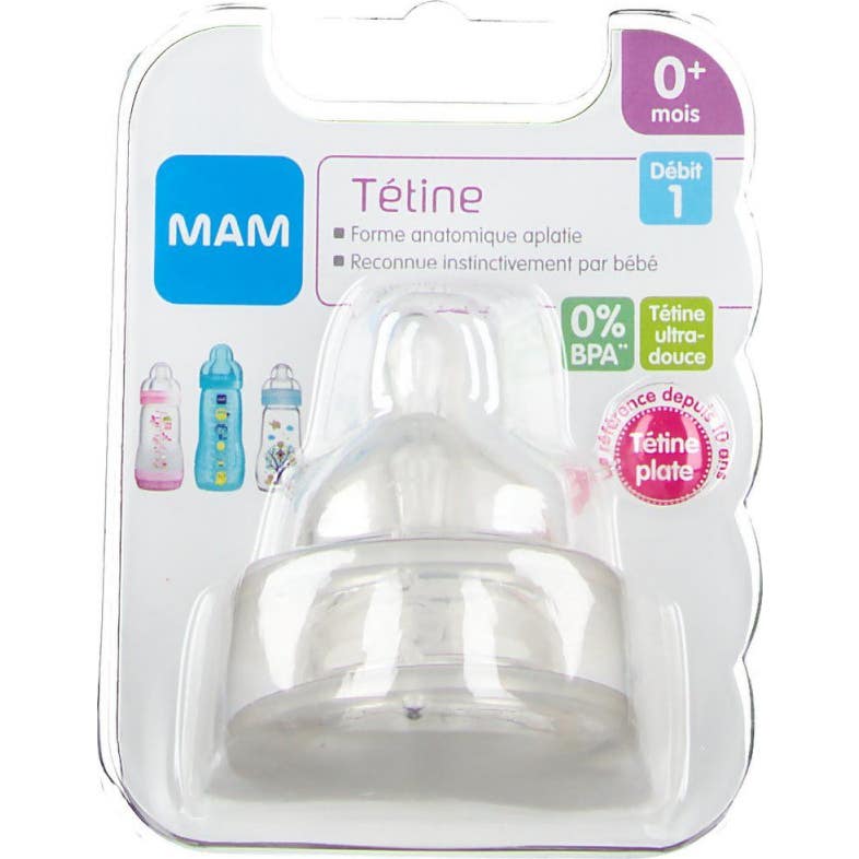 Mam Tétine Débit 1 0 Mois+ 2 Tétines