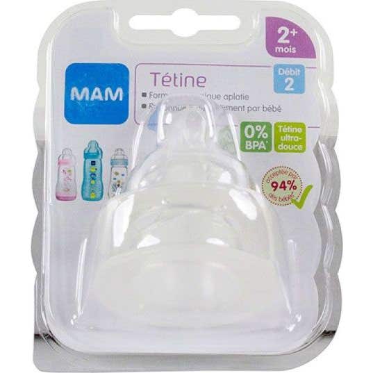 MAM Débit Moyen +2 Mois 2 Tétines
