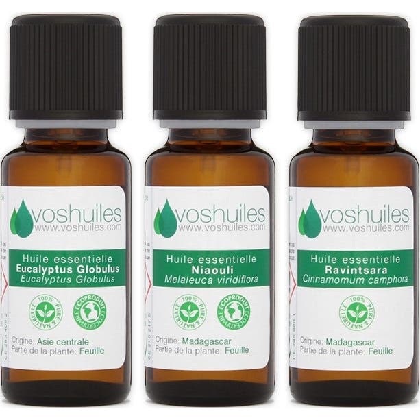 Voshuiles Kit « Hiver Anti Coup De Froid » 3 Huiles Essentielles