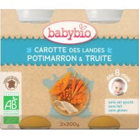 Babybio Menu Legume/Truite 2X200g