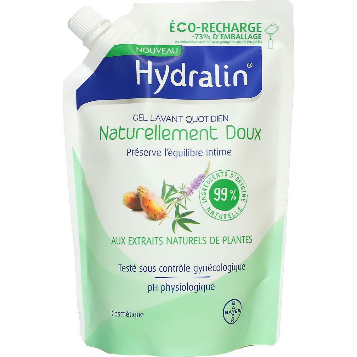 Hydralin Naturellement Doux Gel Lavant Recharge 400ml