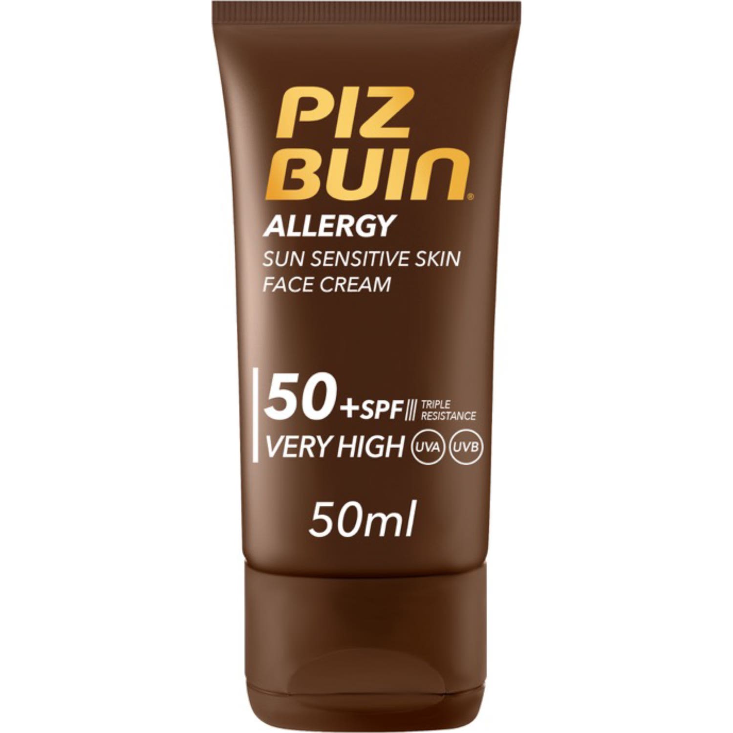 Piz Buin® Crème Visage Peau Sensible SPF50+ 50 ml