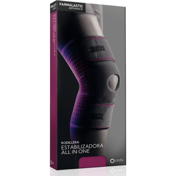 Farmalastic Advance Stabilizing Knee Brace All In One T-U 1 pc