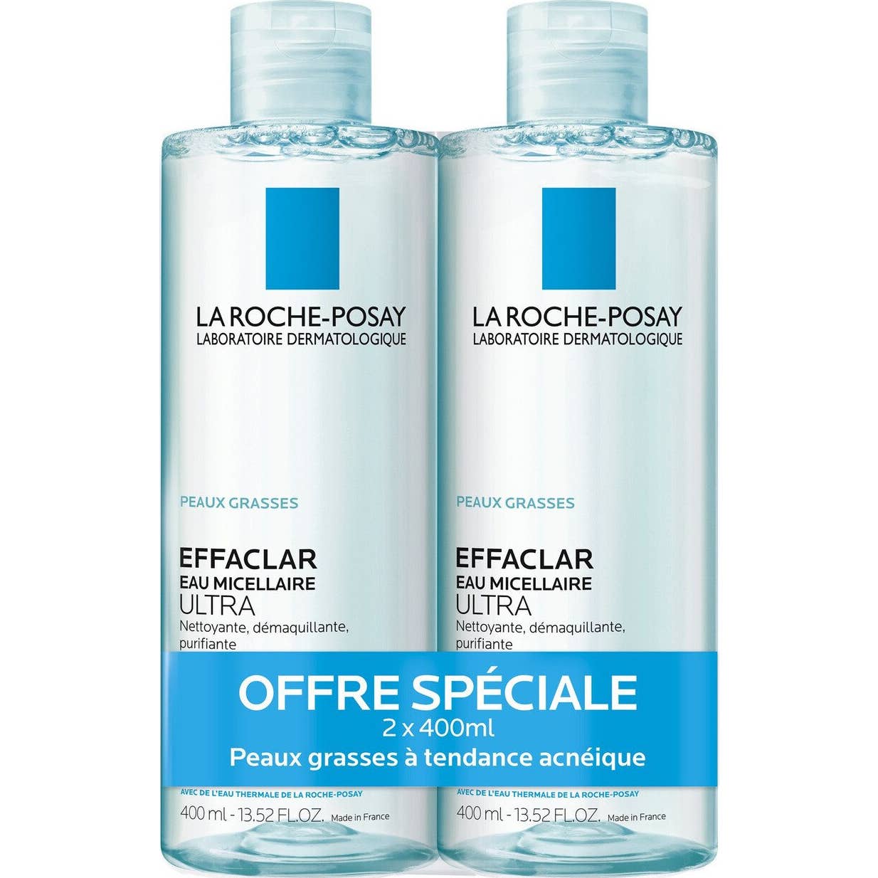 La Roche-Posay Effaclar Eau Micellaire Ultra 2x400ml