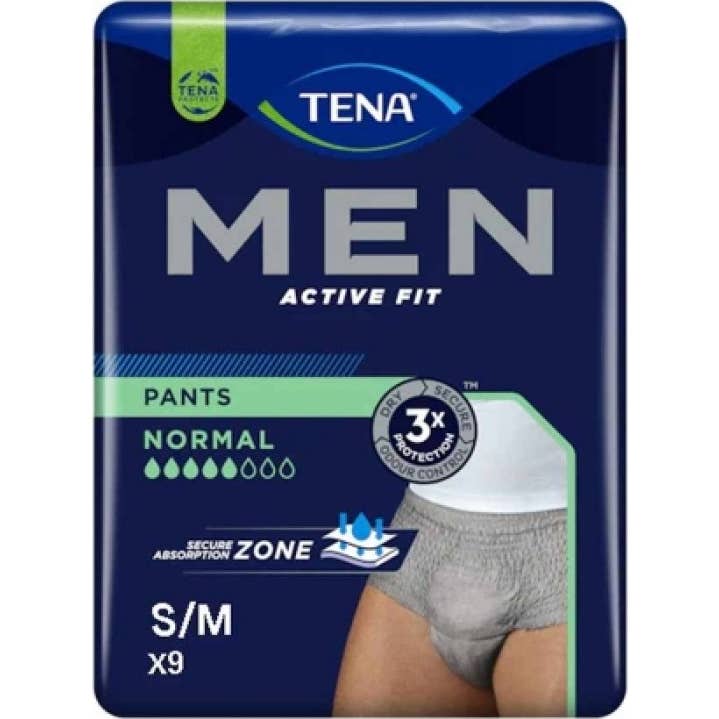 Tena Active Fit Grev S-M 9uts