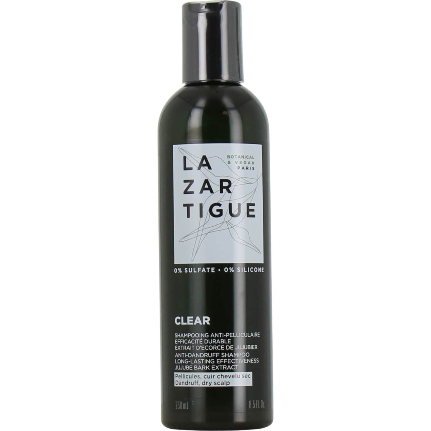 Lazartigue Clear Shampoing Anti-Pelliculaire Cuir Chevelu Sec 250 ml