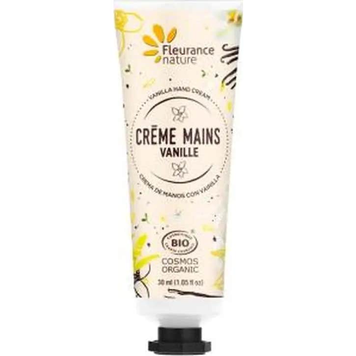 Fleurance Nature Crème Mains Bio Vanille 30ml