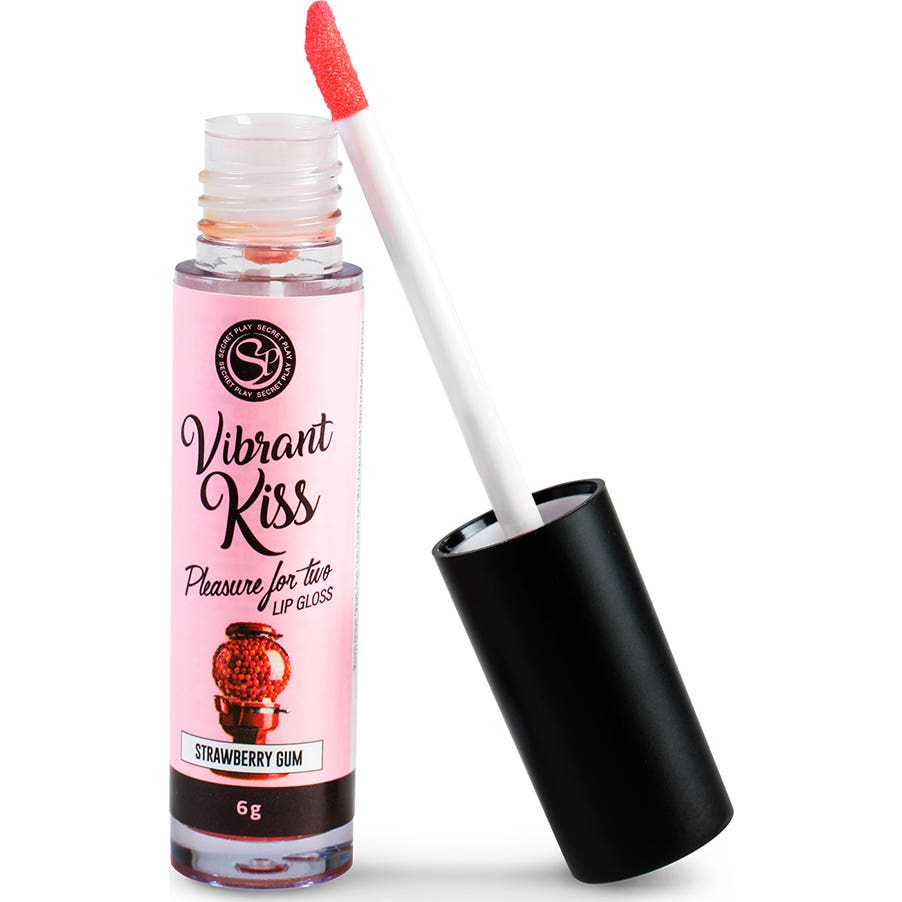 Lip Gloss Vibrant Kiss - Gomme à la fraise