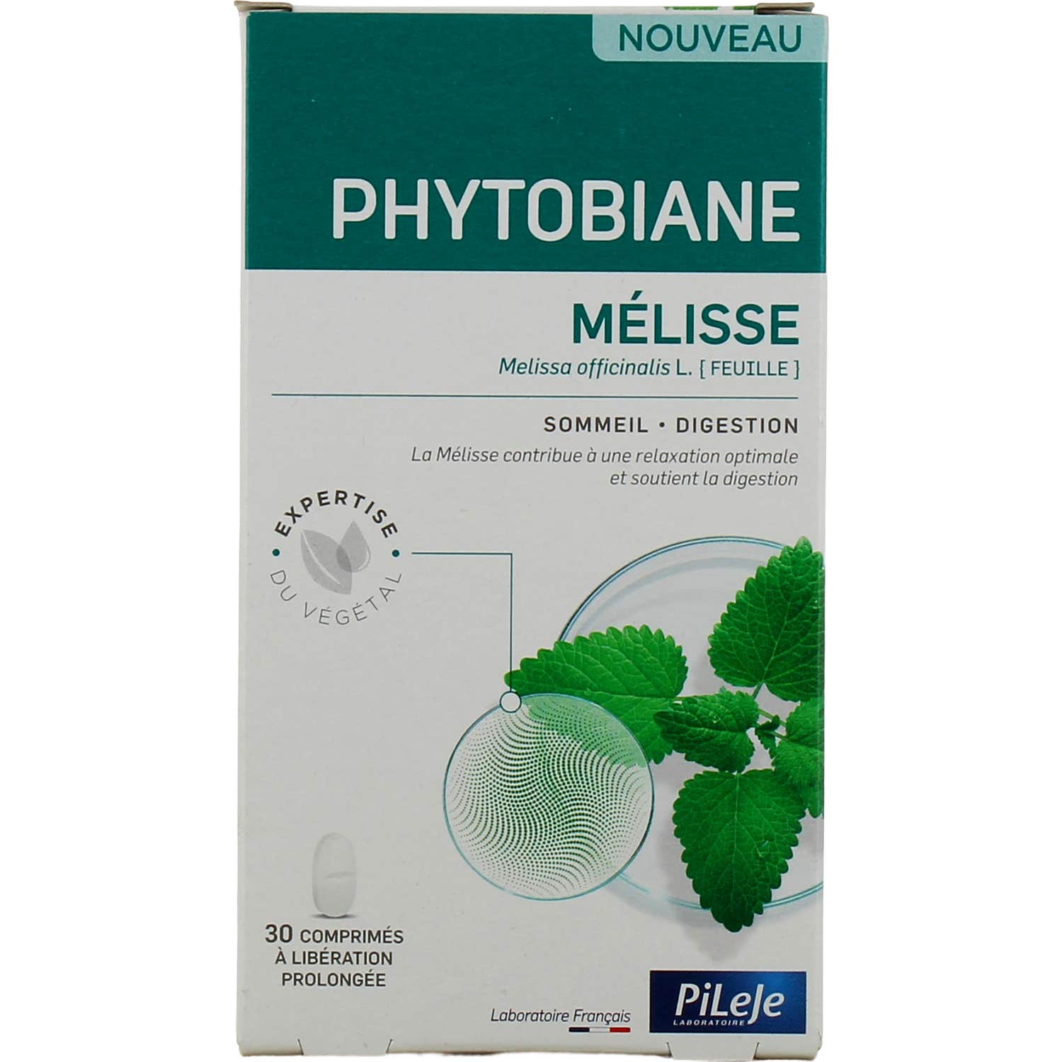 Pileje Phytobiane Mélisse 30 Comprimés