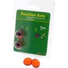 Diverty Sex Taloka Brazilian Balls Intimate Gel Strawberry & Champagne 2uds