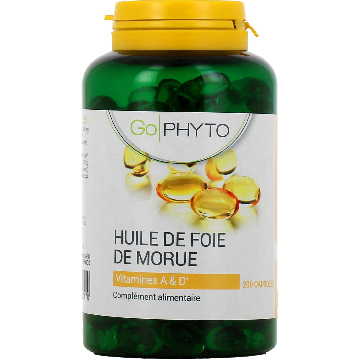 Go Phyto Huile de Foie de Morue 200 Gélules