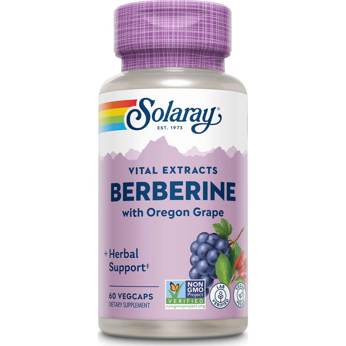 Solaray Berbérine Berbérine 60 Caps