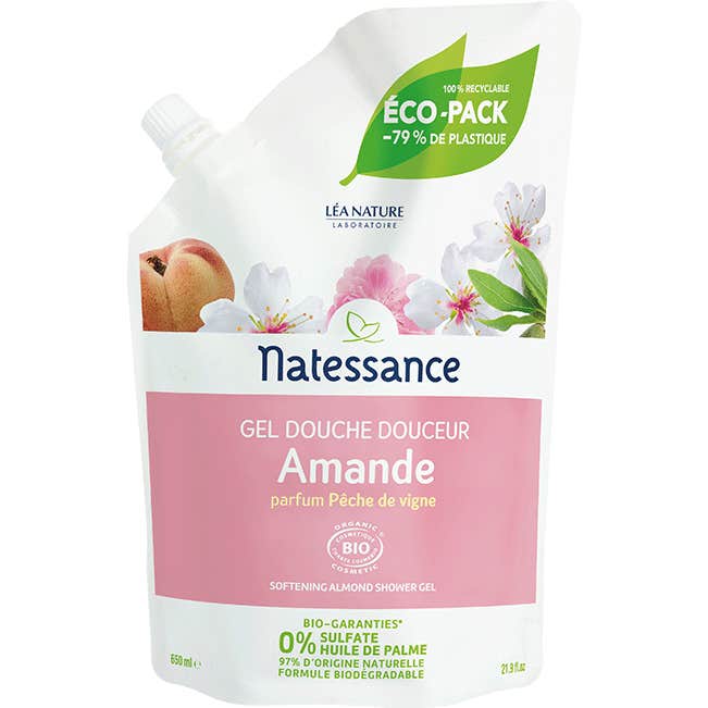 Natessance Bio Gel Douche Amand 650ml