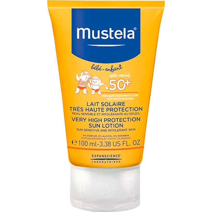 Mustela Lait Solaire Très Haute Protection SPF 50+ 100ml