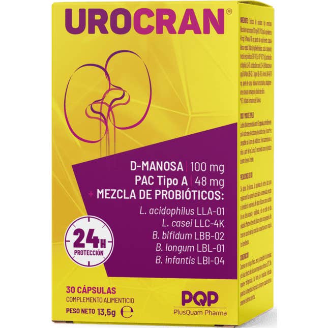 Urocran Cranberry + Probiotiques 30 gélules