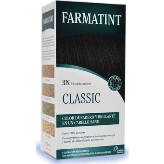 Farmatint Coloration Permanente Sans Ammoniac Blond Fonc&eacute; 130 ml 3N