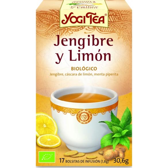 Yogi Tea Jengibre Limón 17 Bolsitas