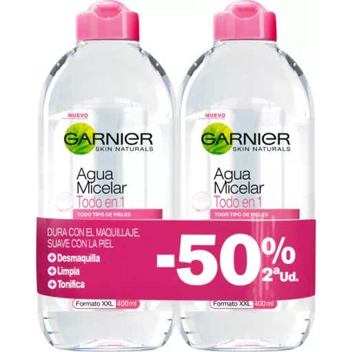 Pack d'eau micellaire Garnier Skinactive 2x400ml