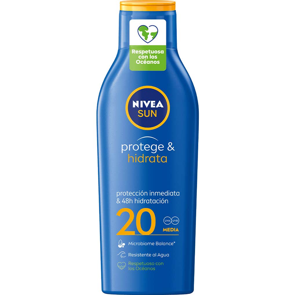 Nivea Sun Protect Lait Hydratant Spf20 200Ml