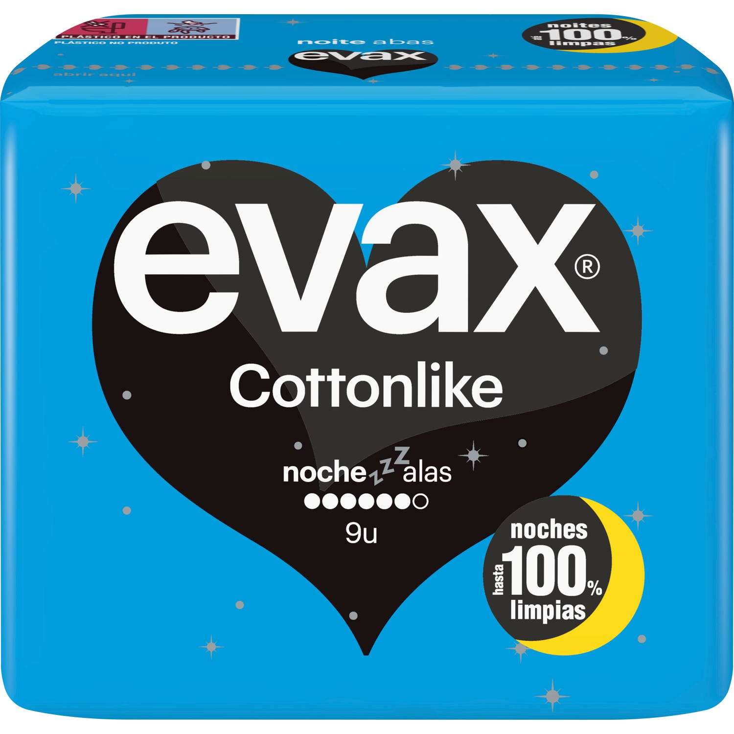 Evax Cottonlike Night Wing Compressor 9 pcs