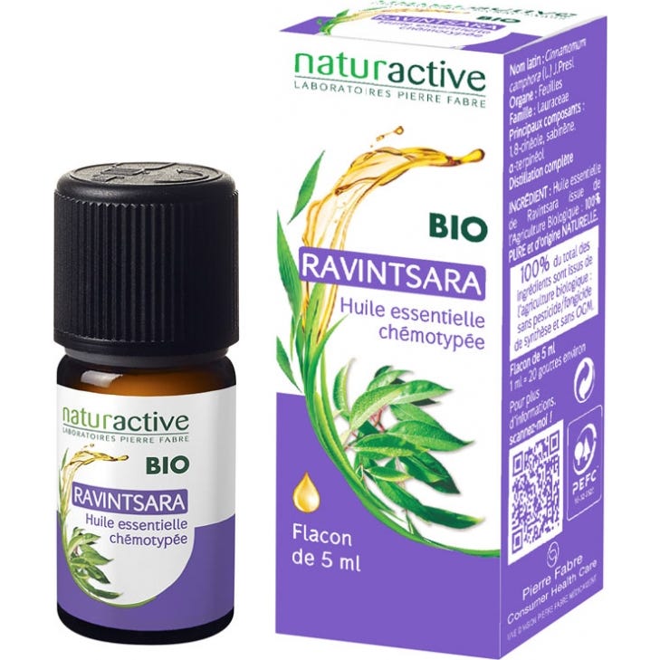 Naturactive Ravintsara Huile Essentielle Bio Goutte(S) 5 Ml - Image 2
