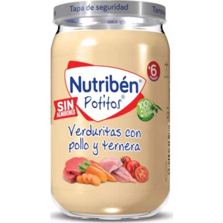 Nutribén Petits Pots Poulet Bœuf Légumes +6m 250g