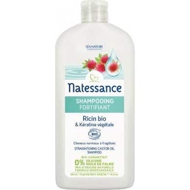 Natessance Champú Fortificante Ricino Queratina 500Ml