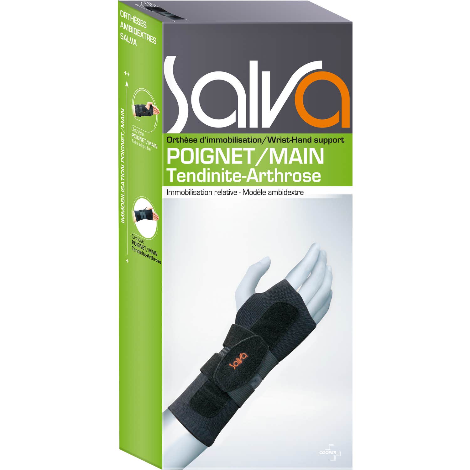 Salva Orthèse Poignet-Main Tendinite-Arthrose T1 1ut