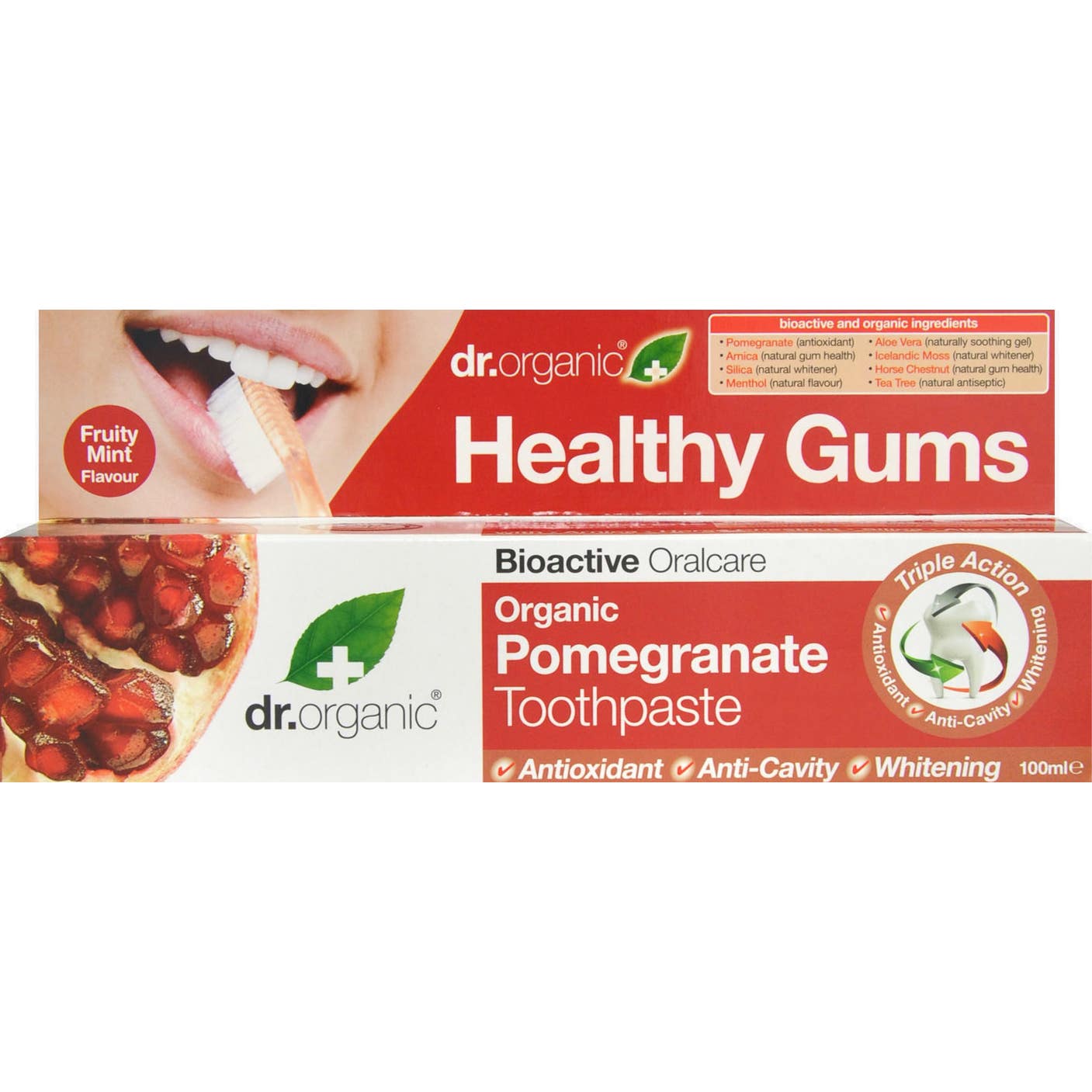 Dr. Organic Pomegranate Toothpaste 100 ml