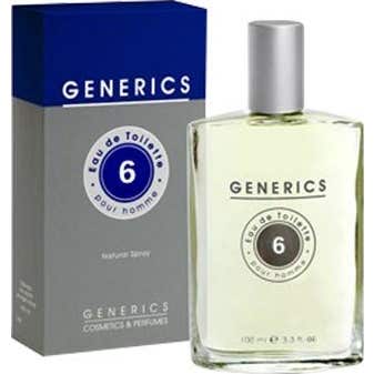 Génériques eau de toilette homme nº6 100ml