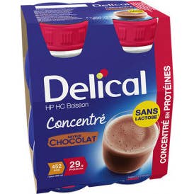 Delical Boisson HP HC Concentré Chocolate 4x200ml