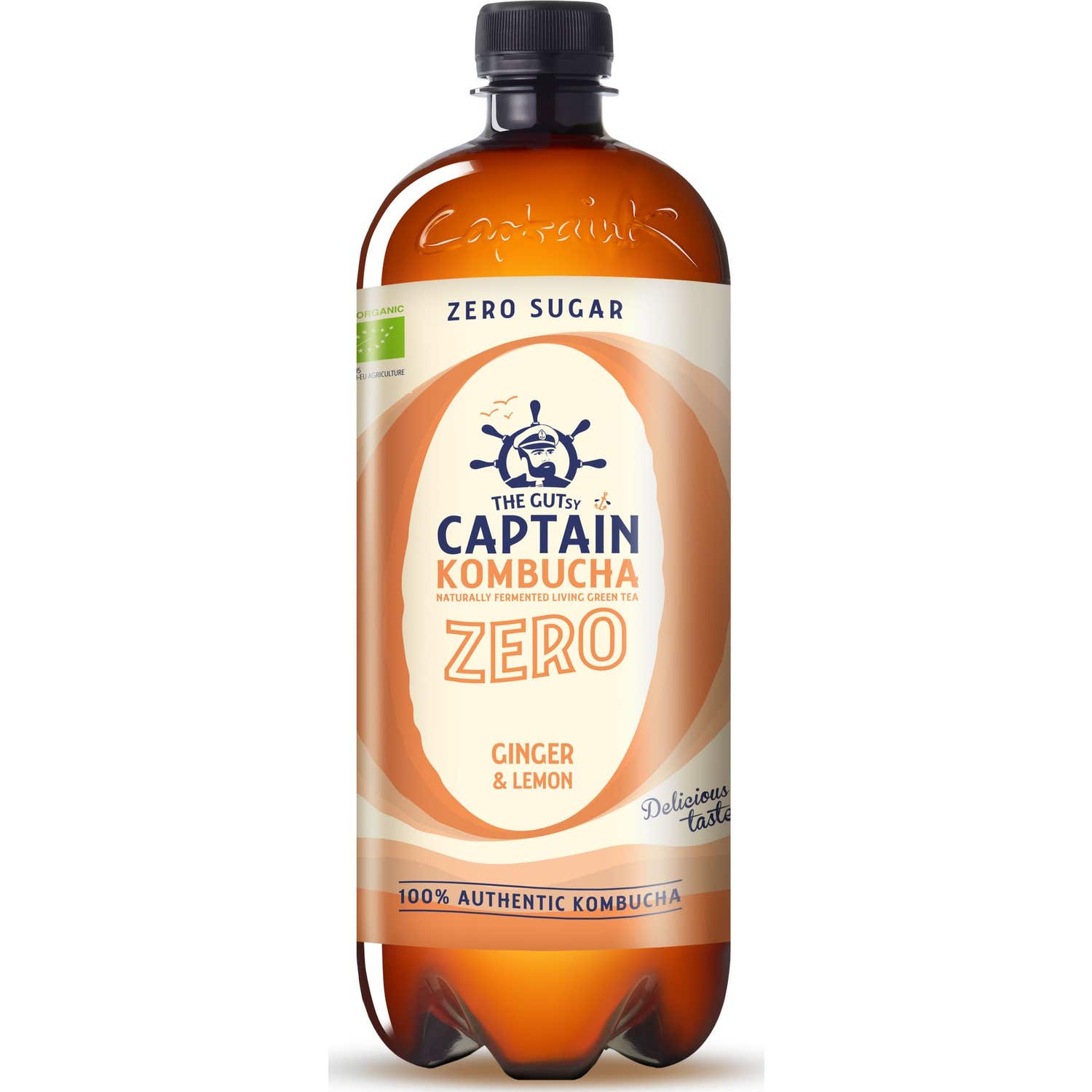 Captain Kombucha Zero Citron Gingembre Bio 1L