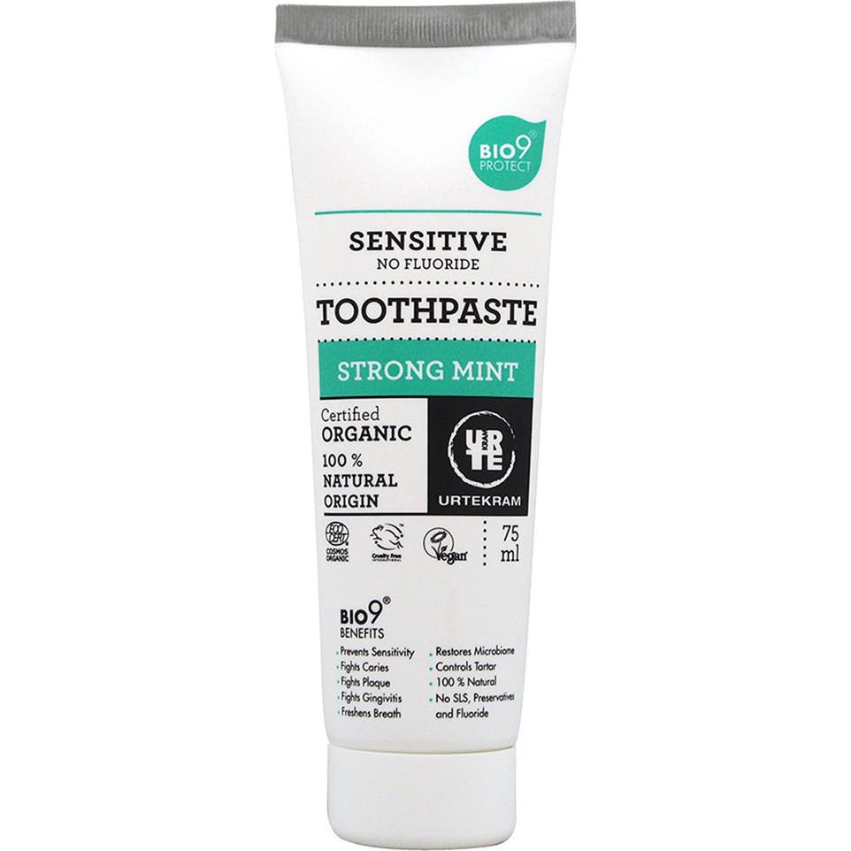 Dentifrice biologique à la menthe forte Urtekram 75ml