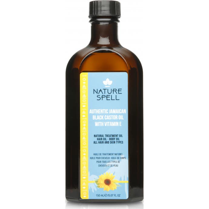 Nature Spell Huile Ricin Grain Noir Jamaïcaine Vitamine e 150ml