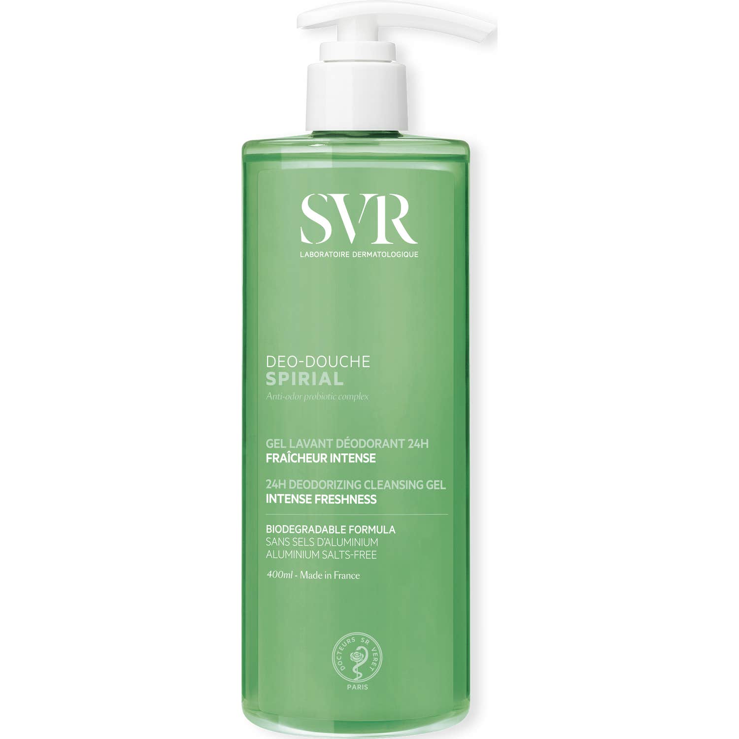 SVR Spirial Déo-Douche Gel Lavant Déodorant 400ml