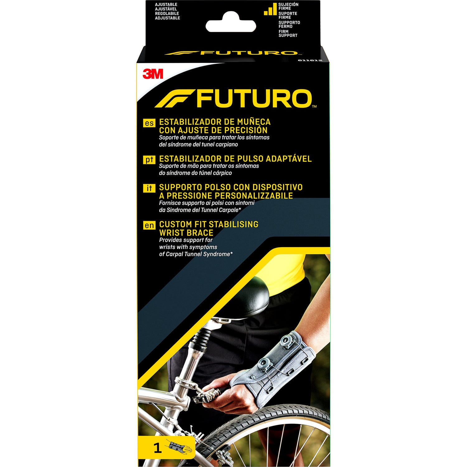 Futuro‰ã¢ Poignet de stabilisation avec réglage de la pression à gauche 1 pc