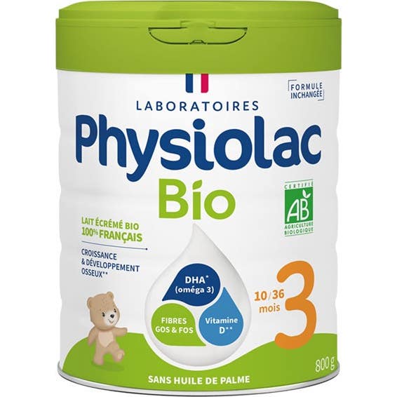 Physiolac Bio Croissance 3ème Âge 800g