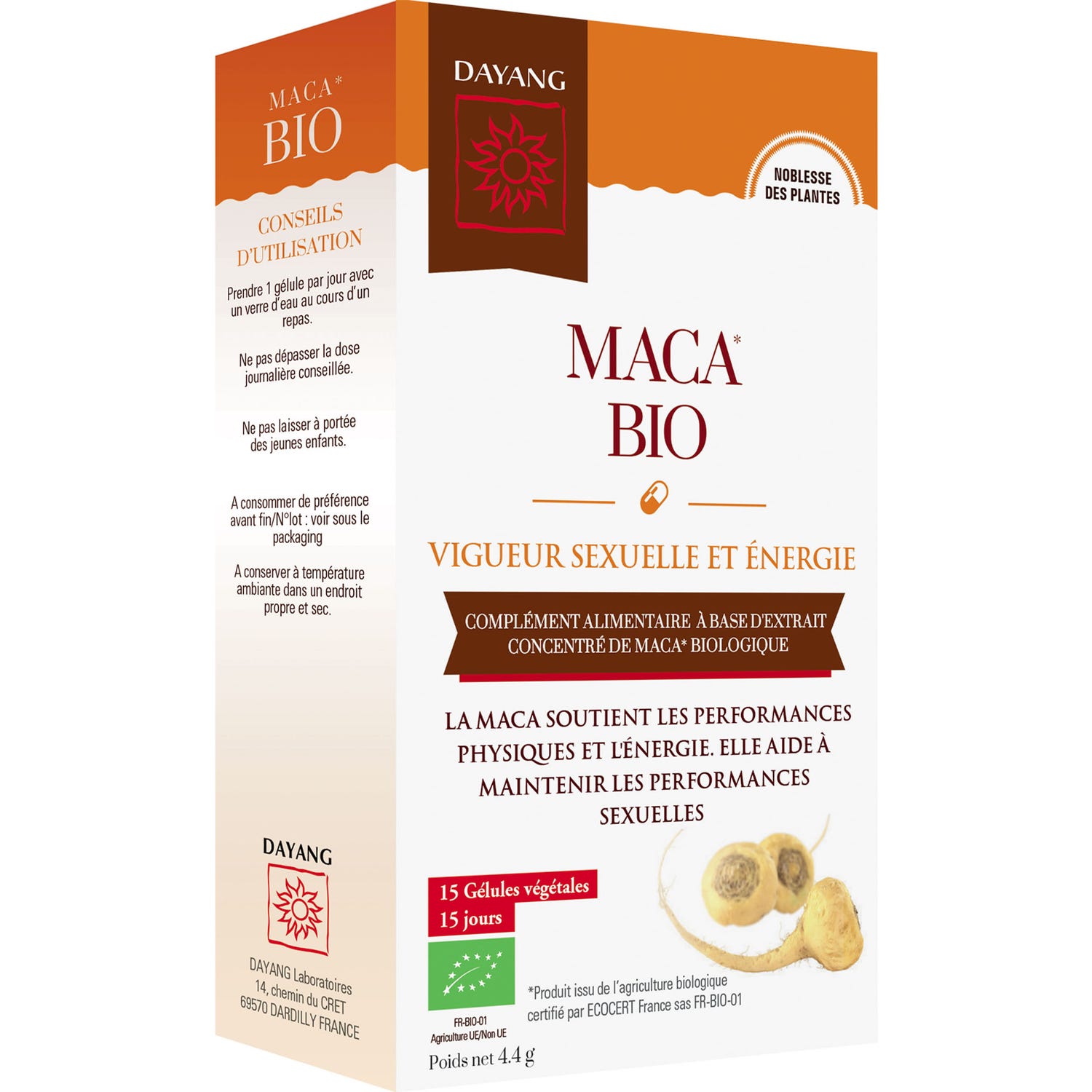 Dayang Maca Bio 15 Gélules