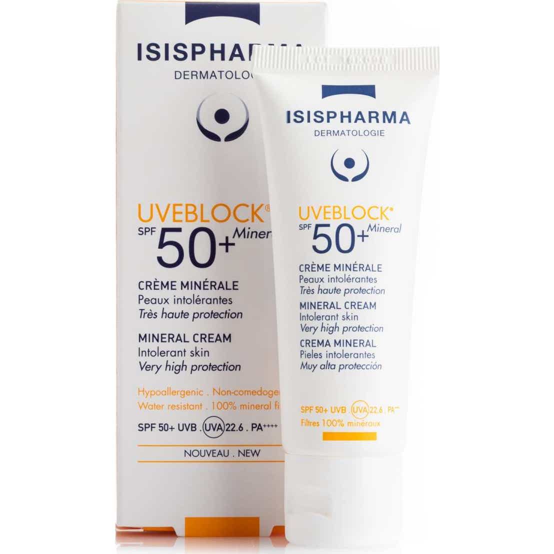 Isispharma Uveblock SPF50+ Minérale 40ml