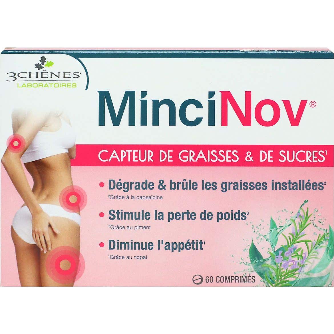 MinciNov Innovation Perte de Poids 60 Comprimés