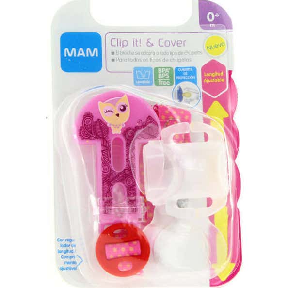 Mam Clip It! & Cover Broche Pour Sucette Et Housse de Protection