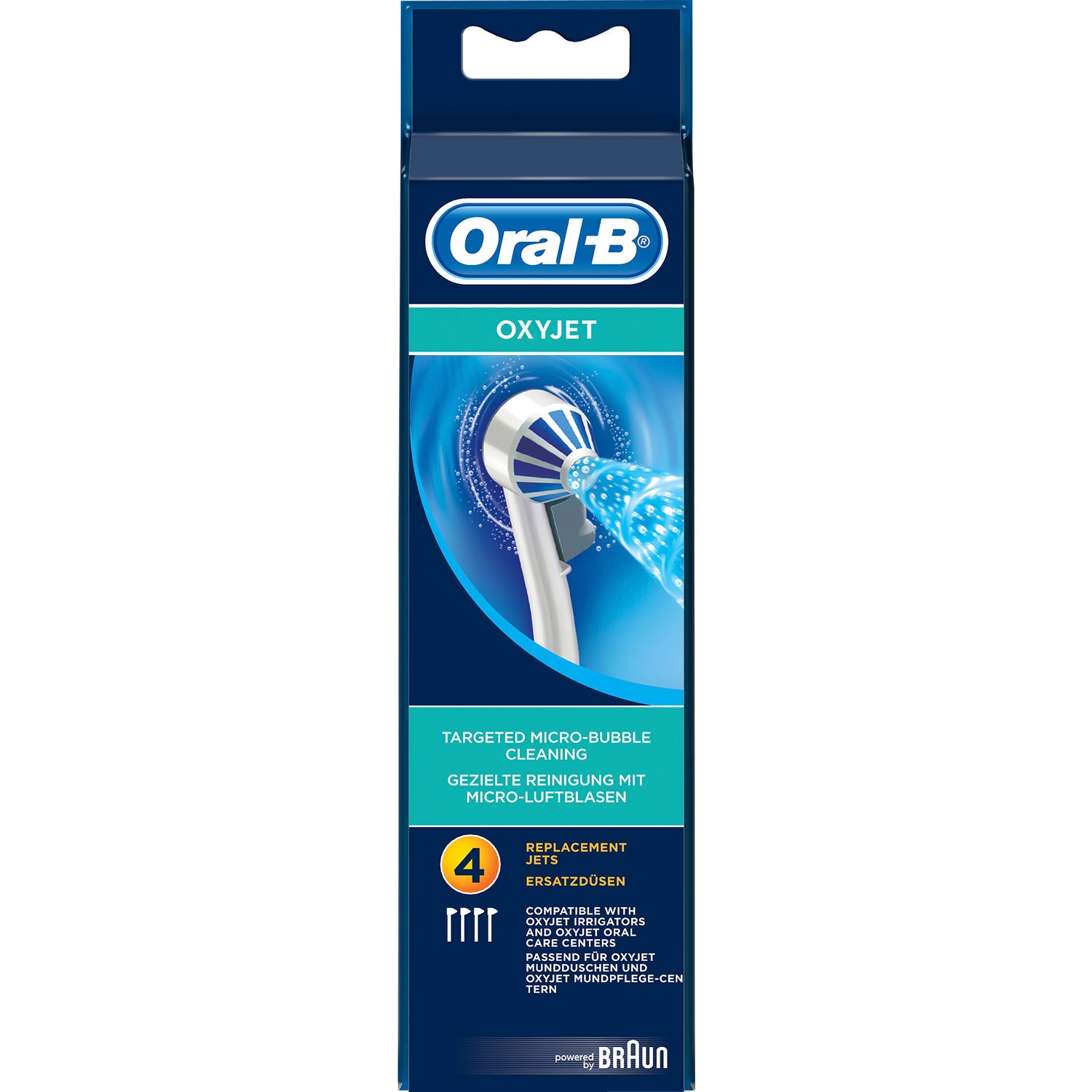 Bain de bouche électrique Oral-B Oxyjet Care Center 4 recharges