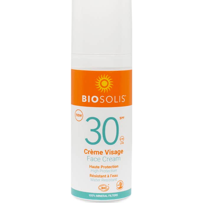 Biosolis Crème Visage Haute Protection 30 Peaux Sensibles 50ml
